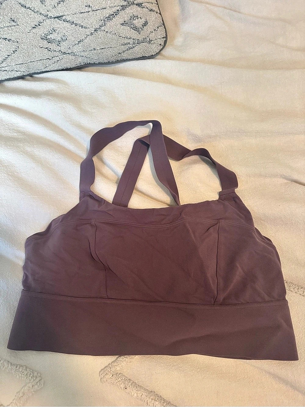 Athleta Plum dark purple Athletic sports bra size L